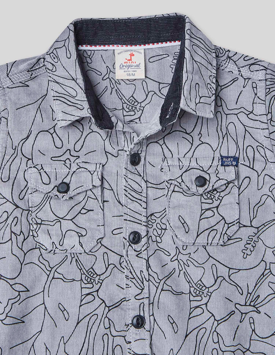 Ruff Printed Corduroy Shirt