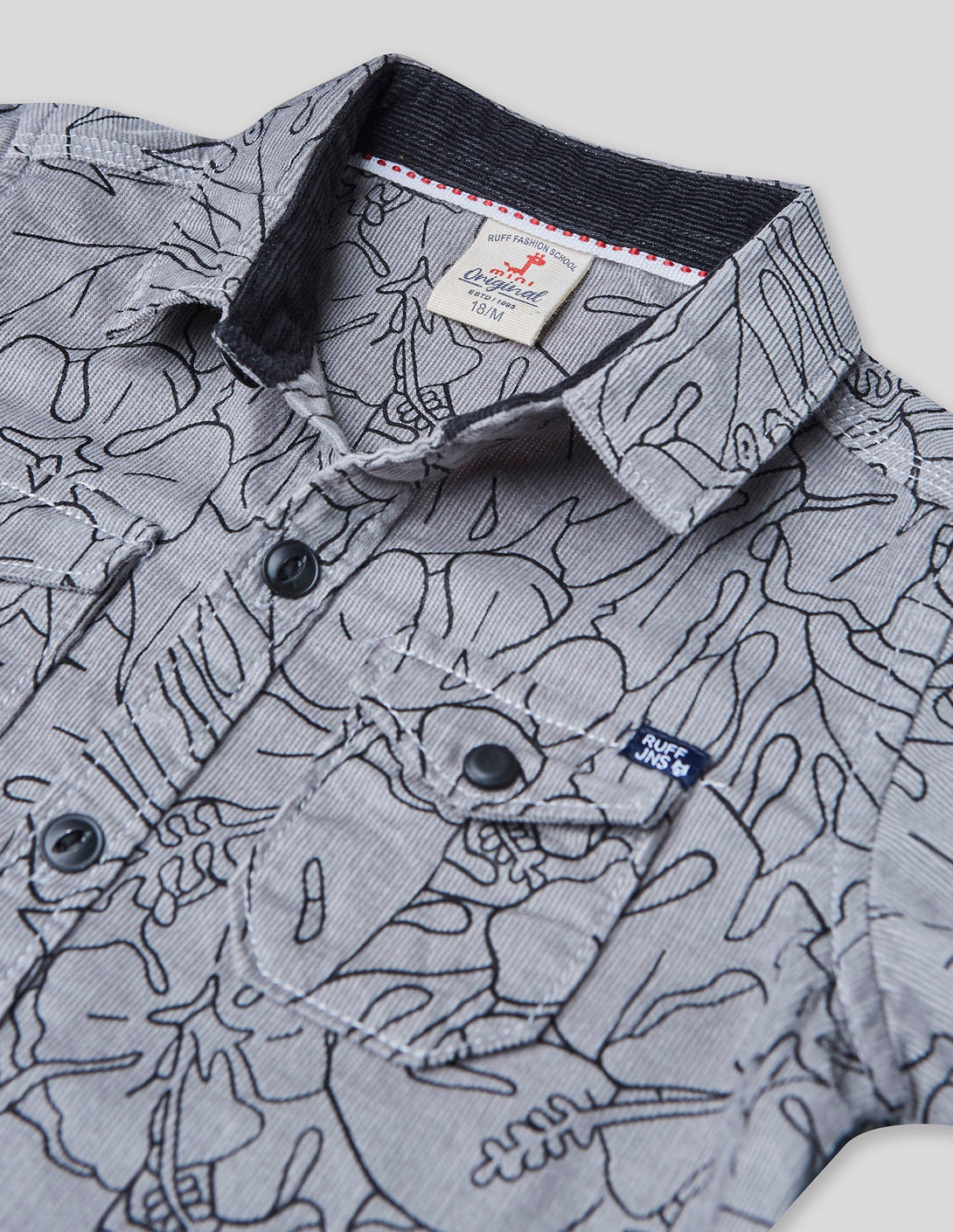 Ruff Printed Corduroy Shirt