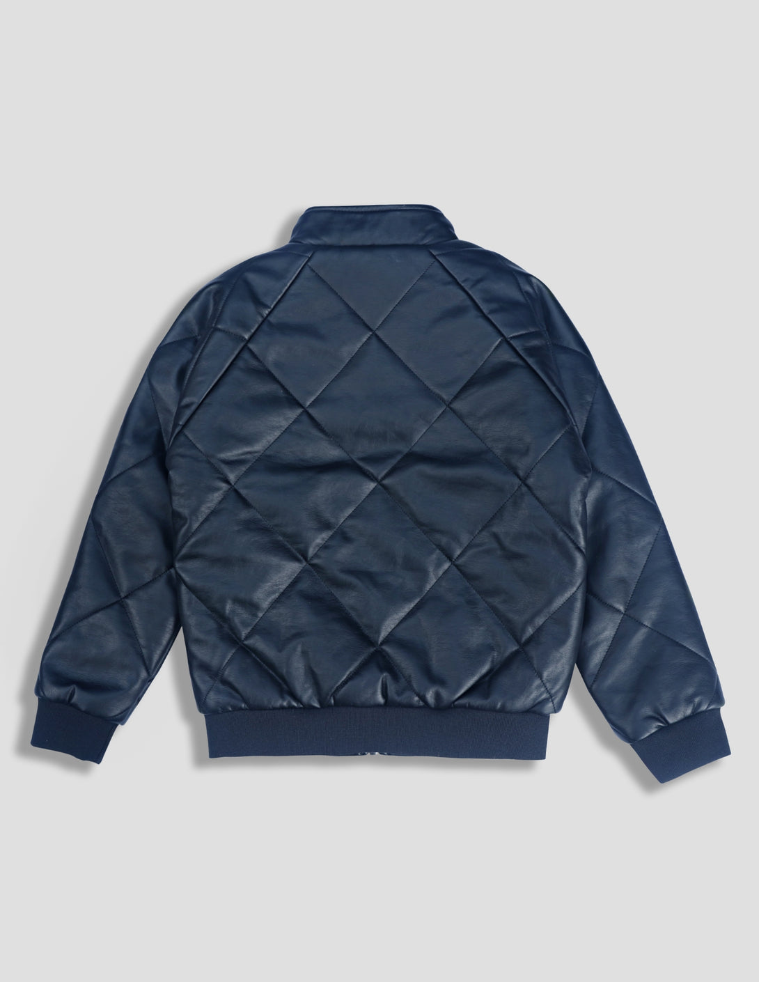 Ruff Faux Leather Biker Jacket