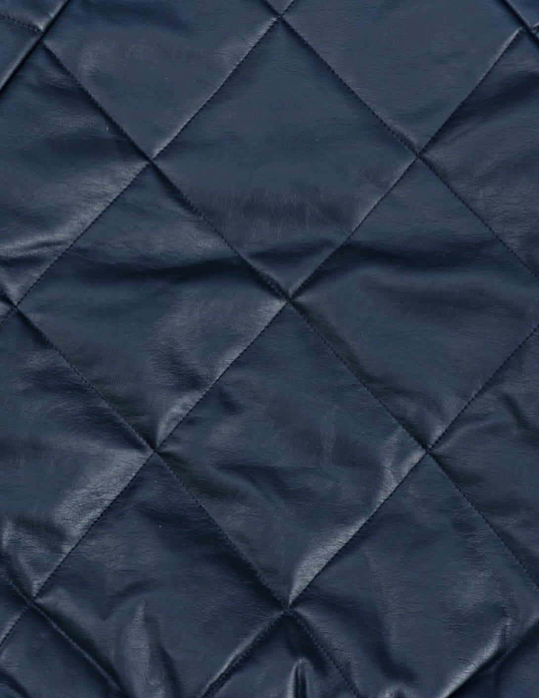 Ruff Faux Leather Biker Jacket
