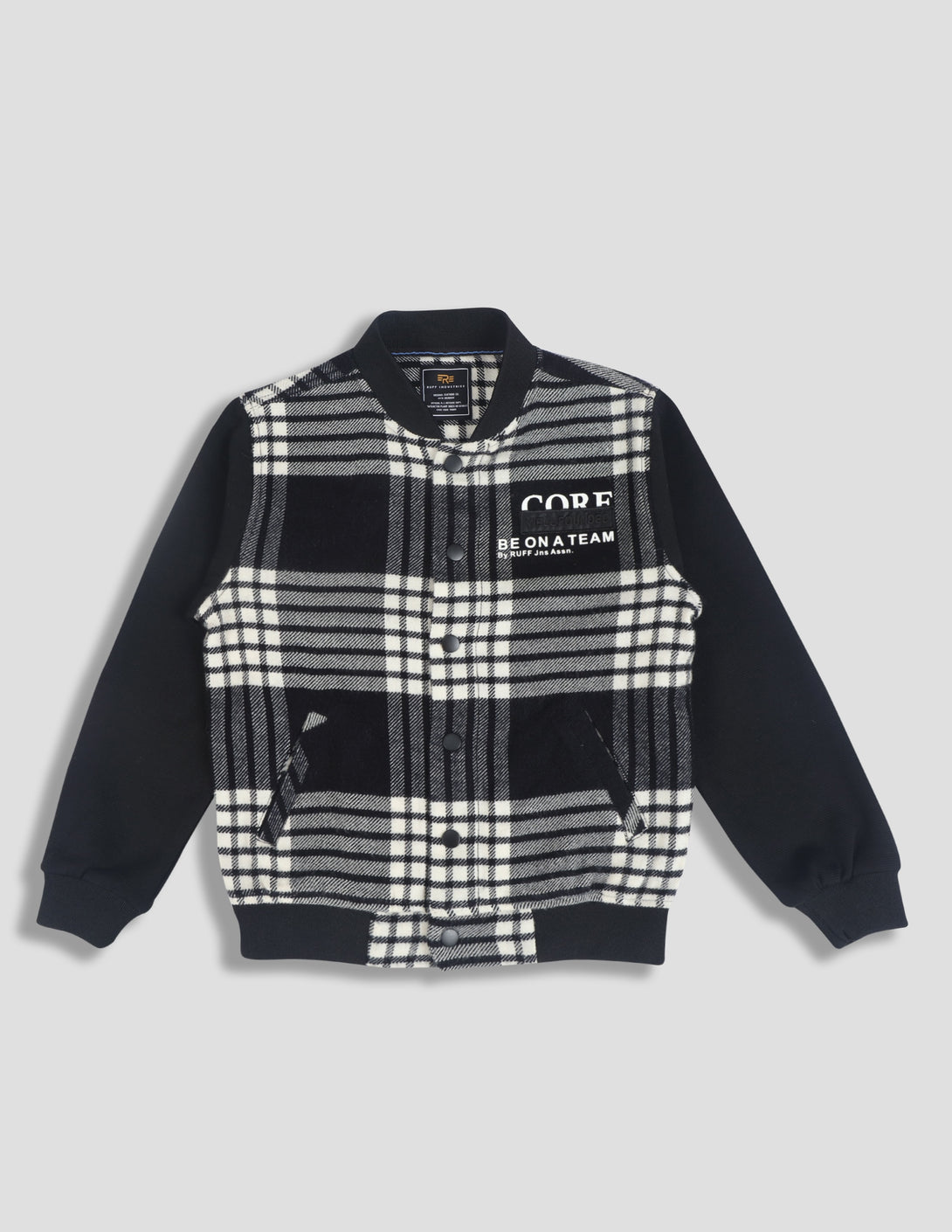 Ruff Fashion Plaid Checks Jacket