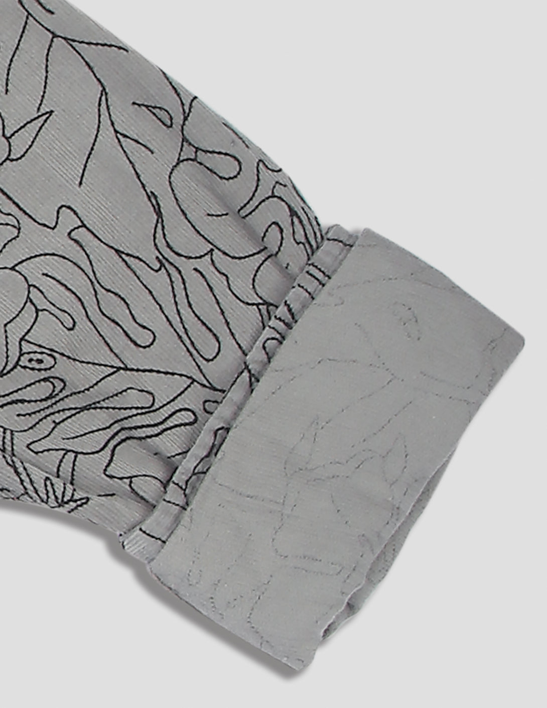 Ruff Fashion Printed Corduroy Shirt