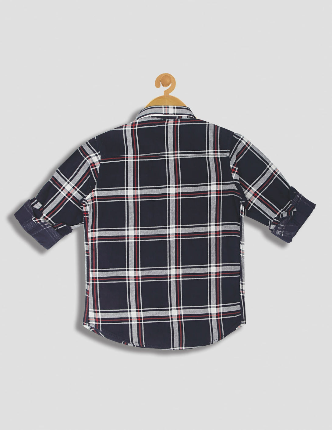 Ruff Fashion Corduroy Checks Shirt