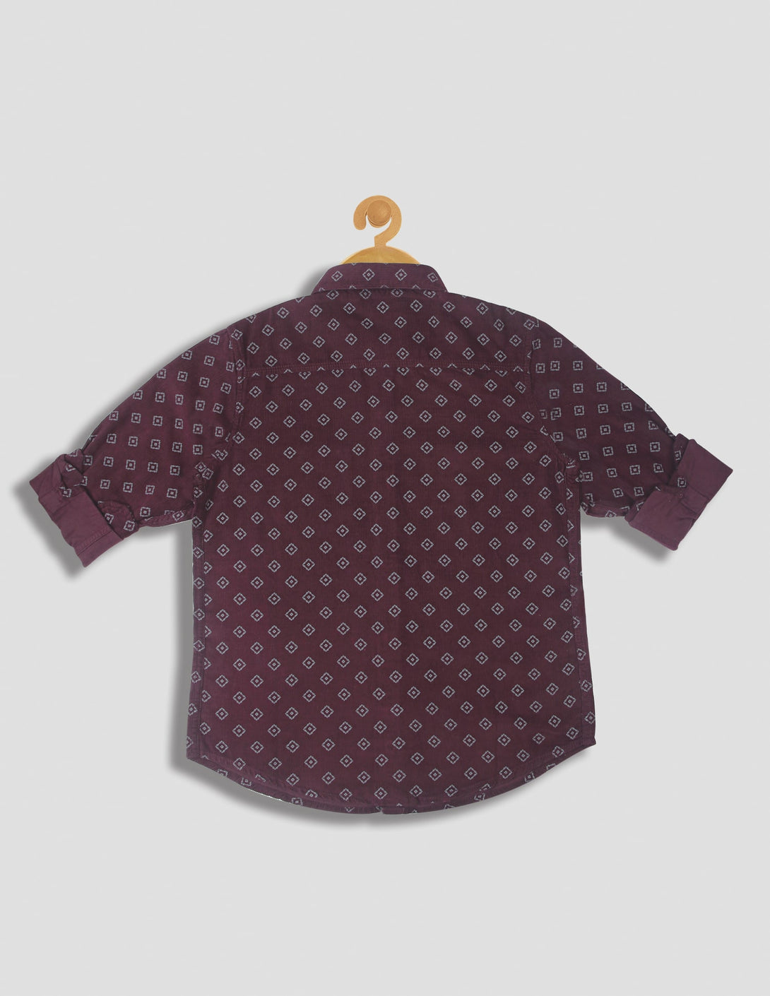 Ruff Fashion Printed Corduroy Shirt