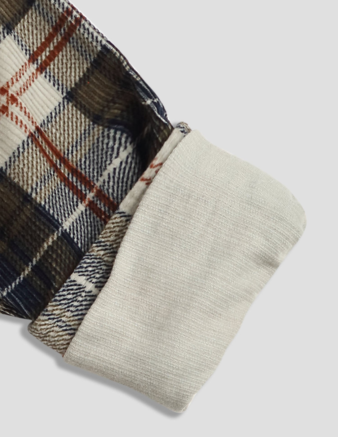 Fashion Corduroy Checks Shirt